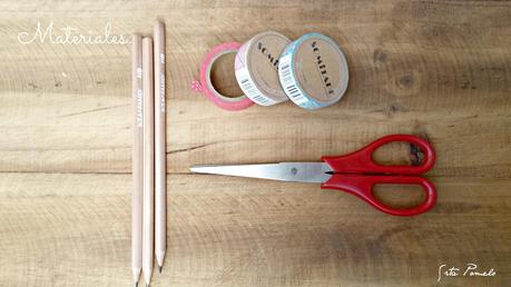 DIY: lápices y washitape. DIY: lápices y washitape.