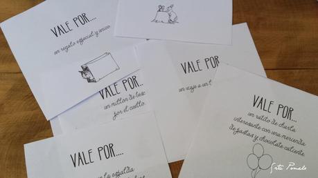 DIY: cómo hacer un sobre regalo + talones VALE POR...