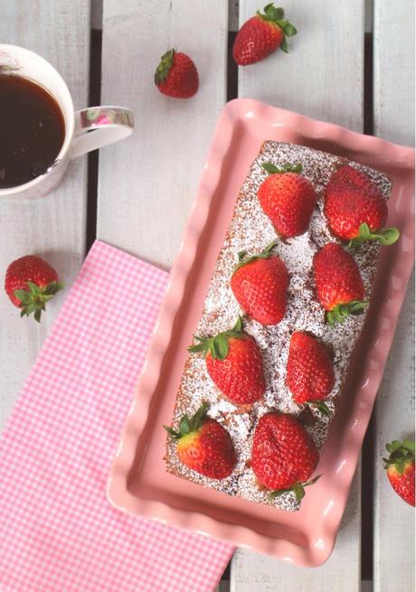 Plum cake de fresas Plum cake de fresas