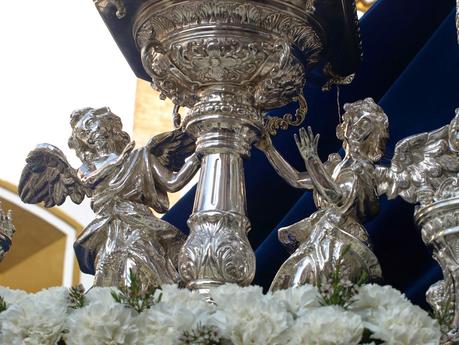 La Virgen de los Dolores, de la Hermandad de San José Obrero.