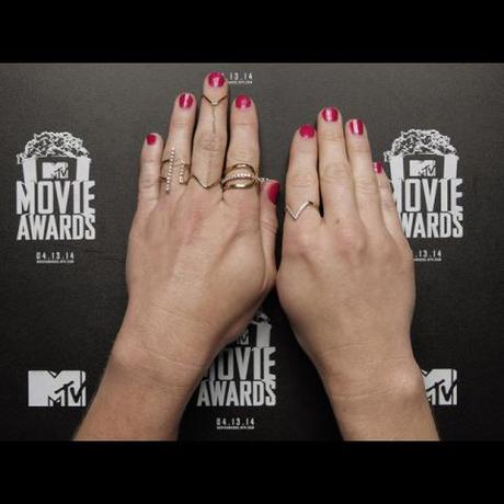 las uñas de los MTV Movie Awards 2014