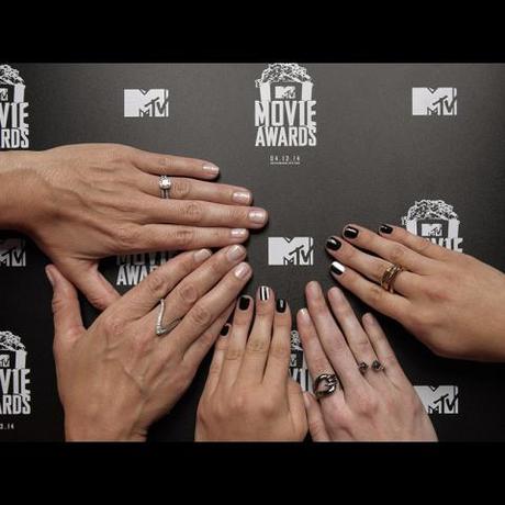 las uñas de los MTV Movie Awards 2014