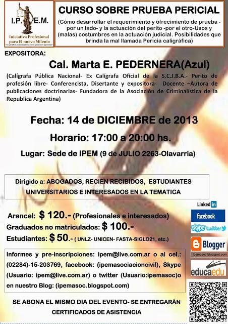 CURSO PRACTICO SOBRE PRUEBA PERICIAL CURSO PRACTICO SOBRE PRUEBA PERICIAL