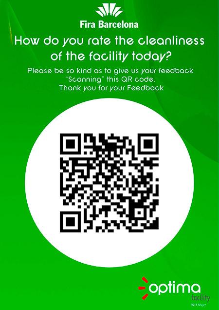 Asnet Innova en el MWC2014 Vista de código QR