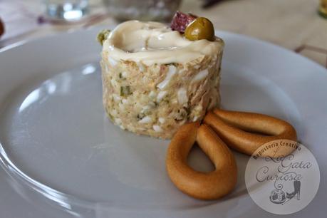 ENSALADILLA DE PATATAS Y JUDIAS VERDES CON ATÚN - COMO APROVECHAR UN RESTO DE VERDURA