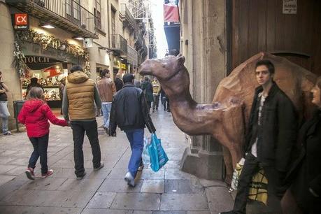 TURISTAS EN BARCELONA...!!!...15-04-2014...!!!