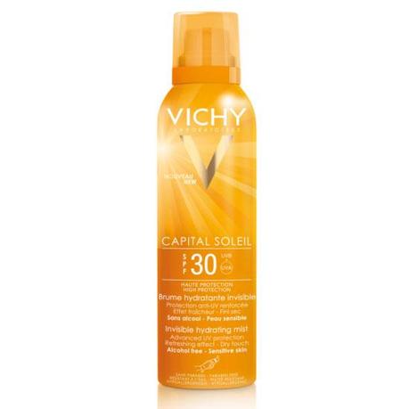 Preparada para el verano con productos Vichy Bruma Hidratante Invisible spf30 Capital Soleil