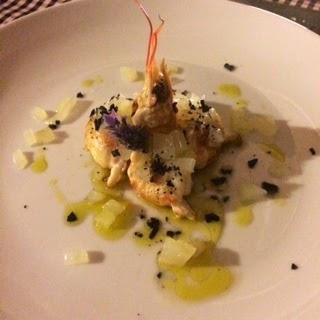 CIGALAS CON GELATINA DE LIMA Y ACEITE DE LAVANDA CIGALAS CON GELATINA DE LIMA Y ACEITE DE LAVANDA