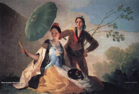 Goya painting THE PARASOL