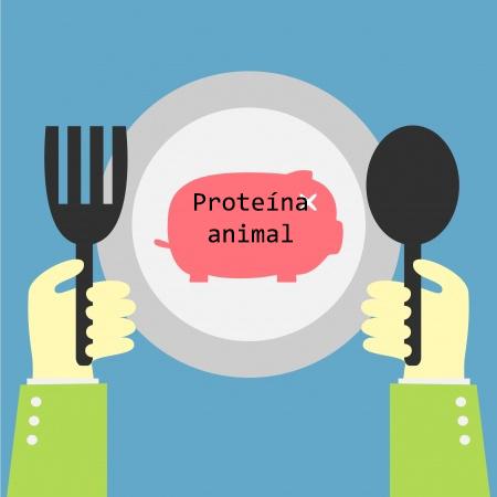 Exceso de proteína animal y riesgo de diabetes tipo 2. cerdo en un plato