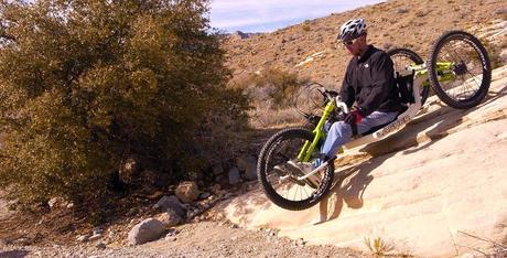 Bicicleta, tipo triciclo, Un genial triciclo que puede hacer frente a los más duros senderos.