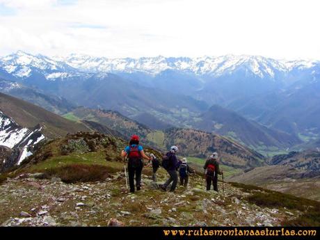 Ruta Retriñon: Iniciando descenso