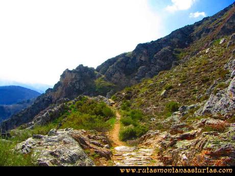 Ruta Retriñon: Camino soleado bajando