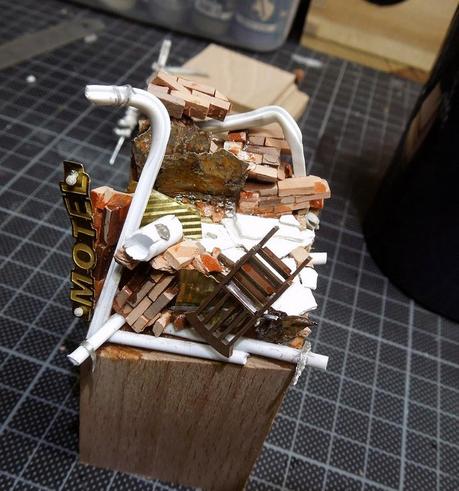 Massive Voodoo: Tutorial: Building up a Wasteland Display base