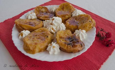 torrijas con caramelo al limón 1