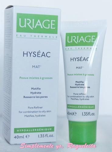 Hyséac Mat' y L'Eau Démaquillante de Uriage