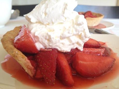 tarta pie de fresas tarta de fresas recetas tartas rápidas recetas tartas fáciles recetas con fresas postres delikatissen fresas con nata tarta almíbar de fresas 