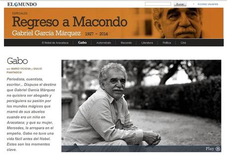 EL PERIODISMO INTERNACIONAL RECUERDA A GABRIEL GARCÍA MÁRQUEZ http://www.elmundo.es/especiales/cultura/gabriel-garcia-marquez/video.html