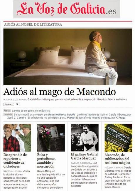EL PERIODISMO INTERNACIONAL RECUERDA A GABRIEL GARCÍA MÁRQUEZ EL PERIODISMO INTERNACIONAL RECUERDA A GABRIEL GARCÍA MÁRQUEZ