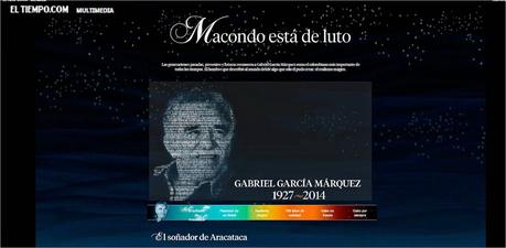 EL PERIODISMO INTERNACIONAL RECUERDA A GABRIEL GARCÍA MÁRQUEZ http://www.eltiempo.com/Multimedia/infografia/macondodeluto/