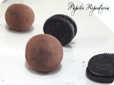 Trufas de mini Oreo Trufas de mini Oreo
