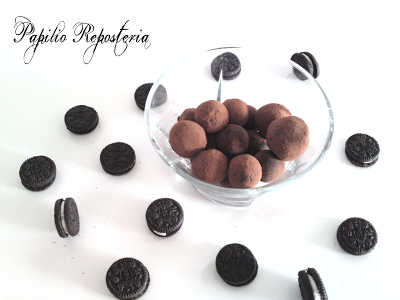Trufas de mini Oreo Trufas de mini Oreo