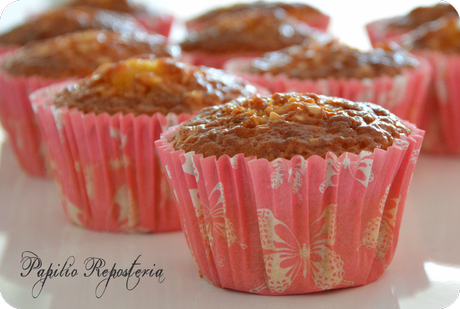 Muffins de mandarina y almendras