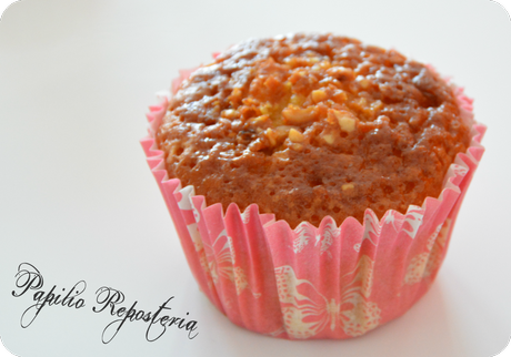 Muffins de mandarina y almendras