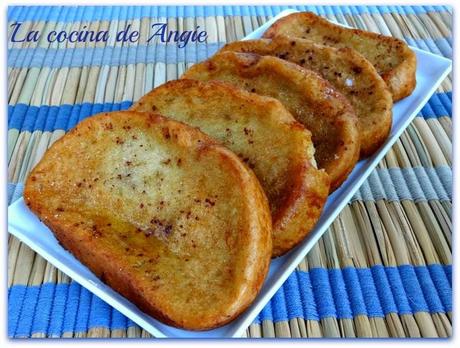 TORRIJAS CON VINO DULCE