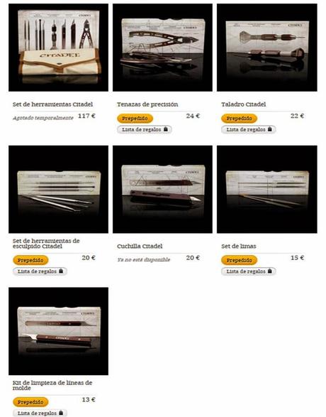 Prepedidos de la tercera semana de Abril Prepedidos de la tercera semana de Abril