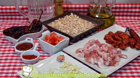 Receta fácil de alubias a la Riojana