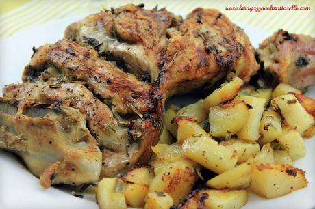 Paletilla de cordero al horno con patatas aromatizado con salvia y romero ~ IMG 9278m Paletilla de cordero al horno con patatas aromatizado con salvia y romero ~ segundos recetas ~ IMG 9278m