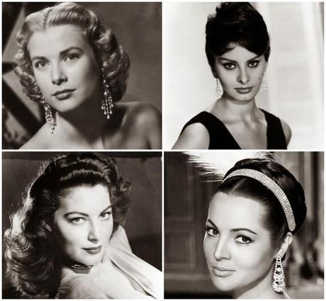 la belleza natural de las actrices de los 50
