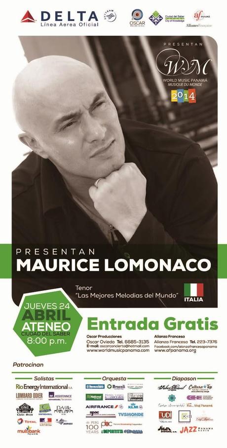 World Music Panamá presenta a: Maurice Lo Monaco