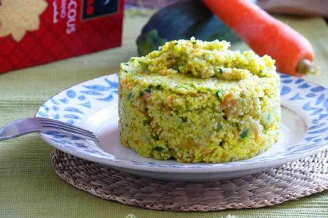 Cuscus con verduras Receta de Cuscús con verduras preparado en thermomix, queda muy suelto y sabroso. Puede ser plato único de dieta o guarnición para carnes y pescados