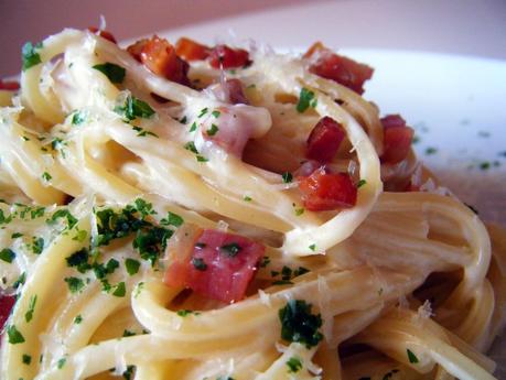 SPAGUETTI ''CARBONARA'' CON NATA