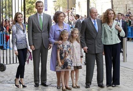 Familia Real en Palma de Mallorca