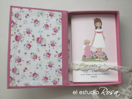 RECORDATORIOS Y CAJA DE COMUNION RECORDATORIOS NIÑA COMUNION