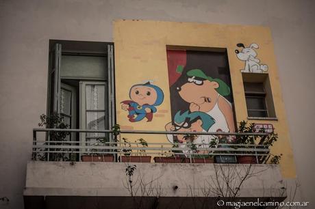 Paseo de la Historieta y Museo del Humor en Buenos Aires balcónconhistorieta