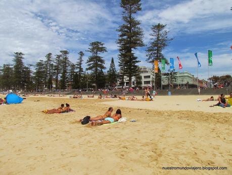 Manly beach; la playa oceánica de Sydney