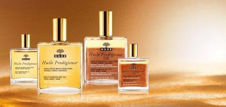 Prodigieux Le Parfum y Huile Prodigieuse de Nuxe línea aceite prodigioso de Nuxe