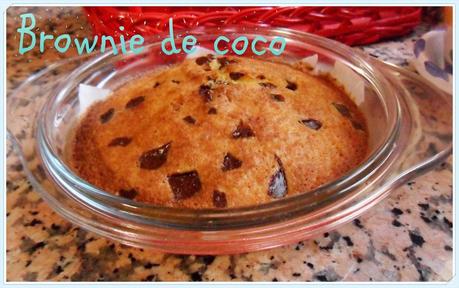 Brownie de coco