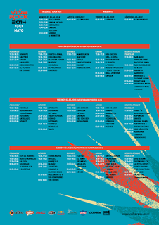 Horarios del Festival Viña Rock 2014 Horarios del Festival Viña Rock 2014