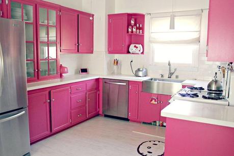 Top 20: Cocinas en Color Rosa - Paperblog