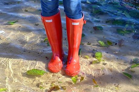 Red Hunter Boots