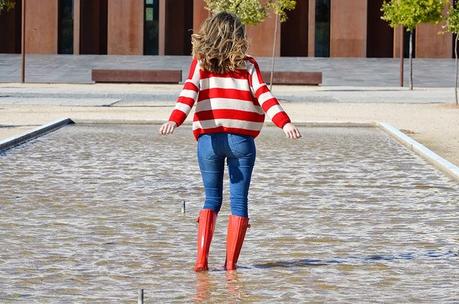 Red Hunter Boots