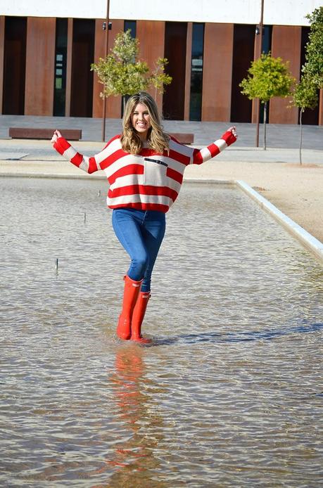 Red Hunter Boots