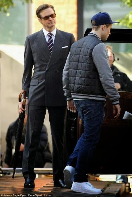 Secret Service Colin Firth y Taron Egerton