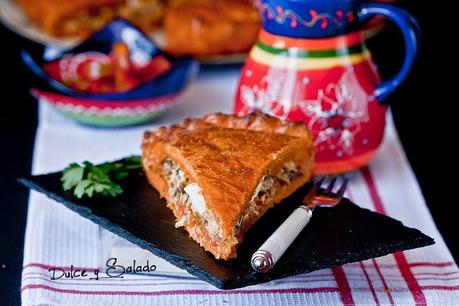 EMPANADA GALLEGA DE MERLUZA Y GAMBAS EMPANADA GALLEGA DE MERLUZA Y GAMBAS