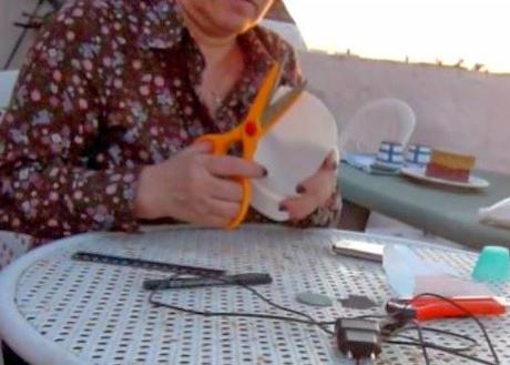 Aprendiendo a reciclar: Colgador para móviles Aprendiendo a reciclar: Colgador para móviles